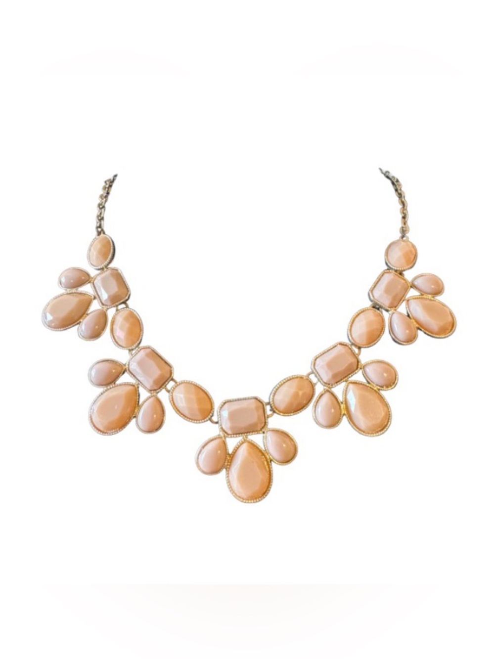 vintage peach necklace